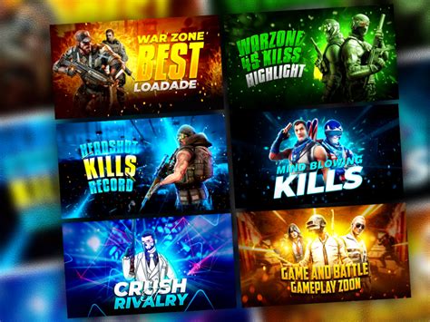 Gaming Thumbnail Images .